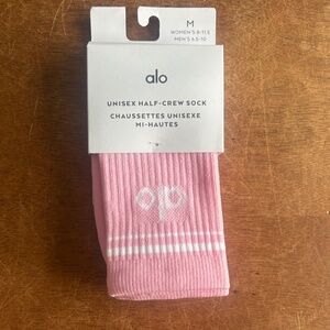 Alo yoga Unisex Half-Crew Throwback Sock